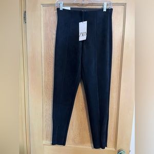 Zara Midrise Suede Legging- NWT!